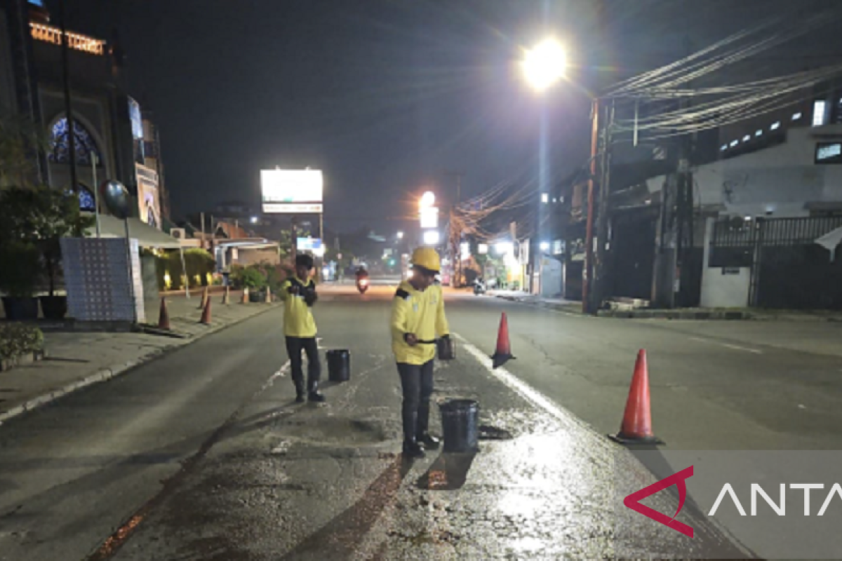 Tangerang Public Works Department Completes Resurfacing of Mudik Route Roads