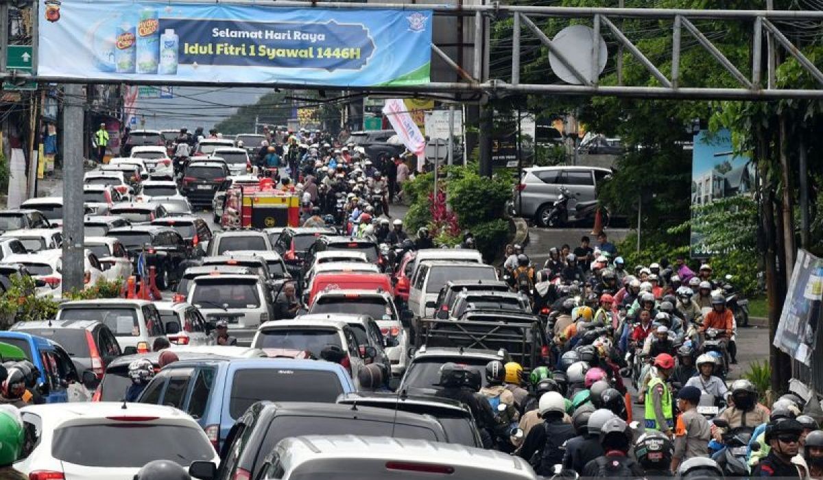 Police Prepare Partial One-Way Traffic Management System at Puncak Route During 2026 Eid Exodus