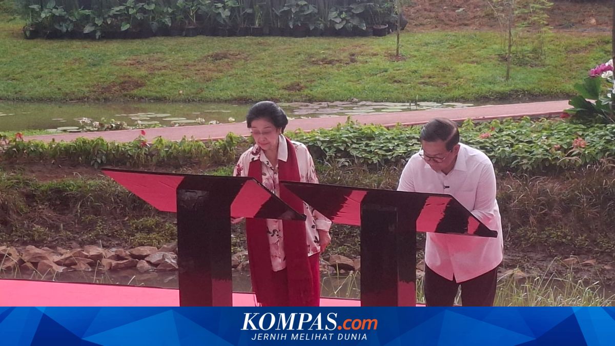 Pramono inaugurates Taman Bendera Pusaka in Blok M, attended by Megawati
