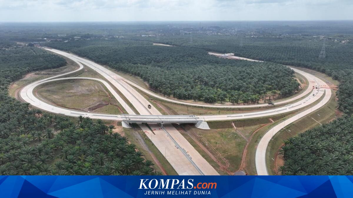 Traffic Congestion on Sumatera's East Cross Highway Disrupts Exit Flow at Palembang-Betung Functional Toll Road
