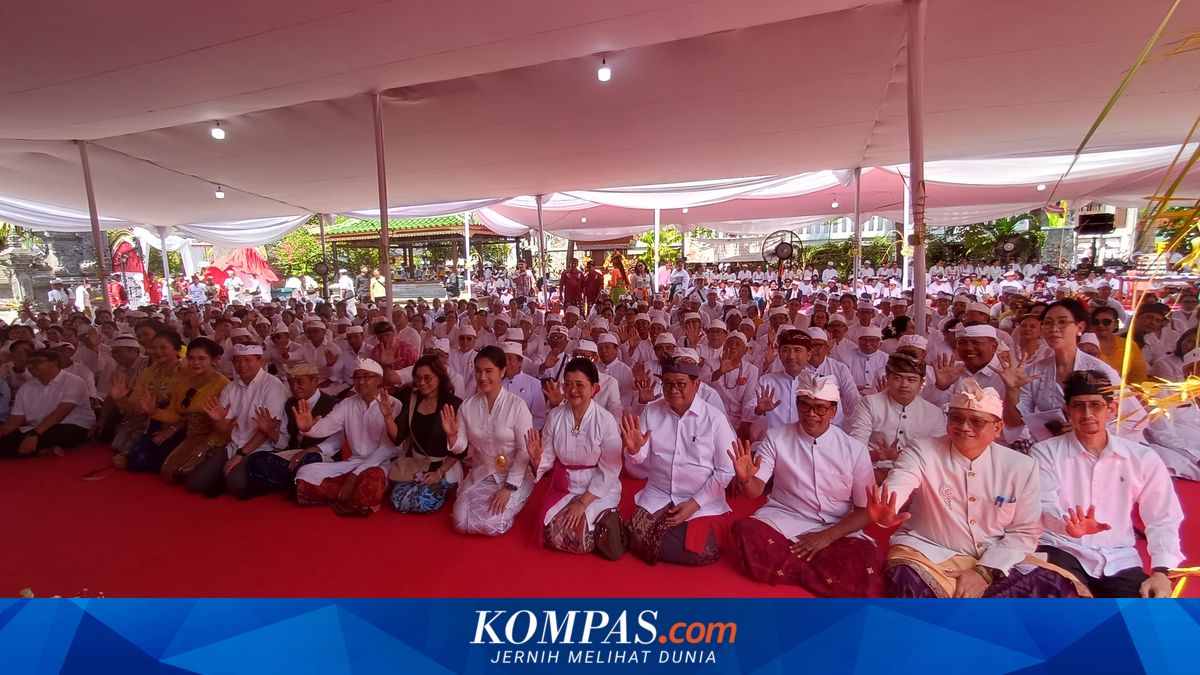 Pramono Attends Melasti Ceremony at Pura Segara Cilincing, Says Jakarta Is Home for All Faiths