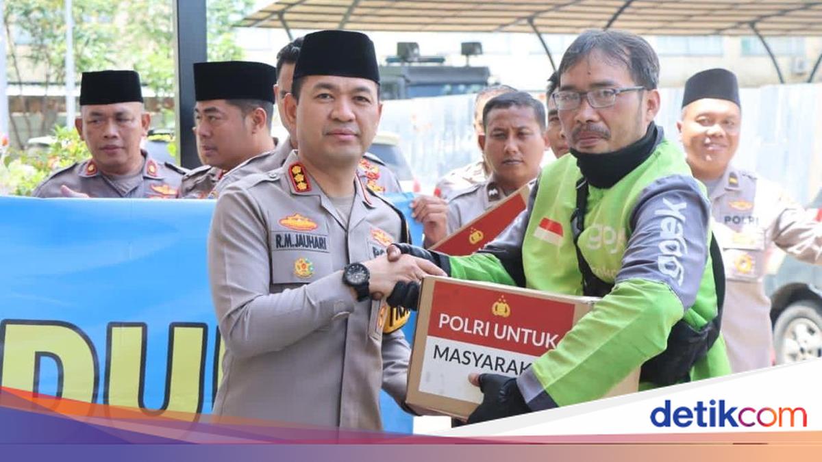 Metro Tangerang Police Strengthen Community Ties Through Food Assistance Programme for Online Drivers