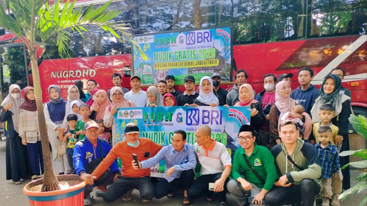 PDBN Launches 10 Buses in Partnership with Bank BRI and PGSI for Homecoming Journey