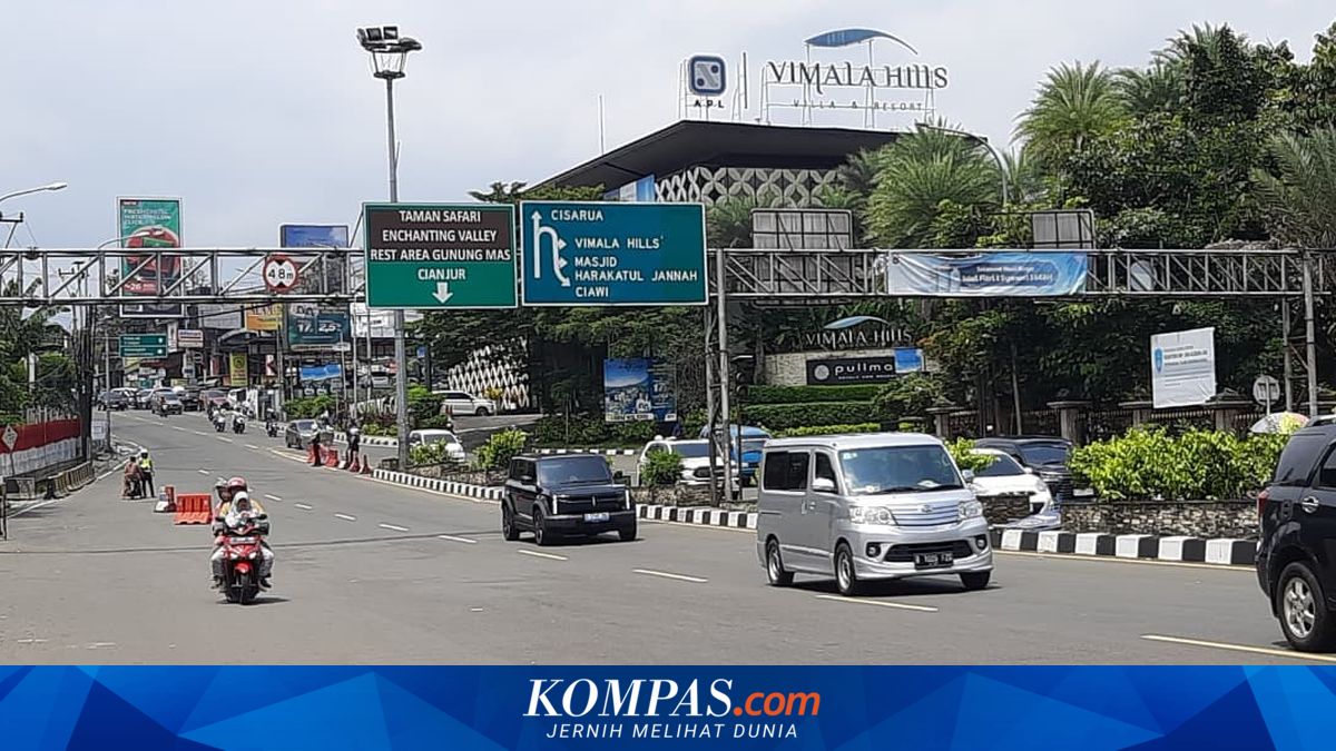 Bogor Traffic Police Prepare Partial One-Way System on Puncak Route
