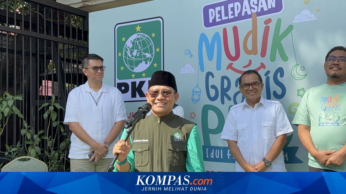 PKB Chairman Cak Imin Sends Off 1,200 Free Mudik Participants in 2026