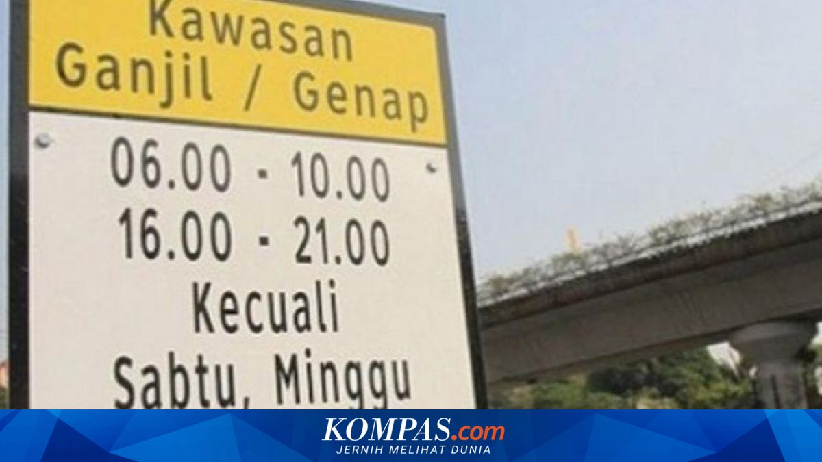 Odd-Even Traffic Restriction in Jakarta This Week Operating for Only 2 Days