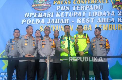 National Traffic Police and West Java Regional Police Strengthen Coordination to Secure Eid Holiday Travel