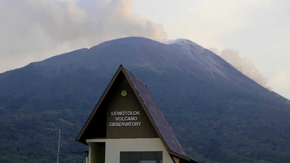 Mount Ili Lewotolok Erupts Expelling Ash 300 Metres High
