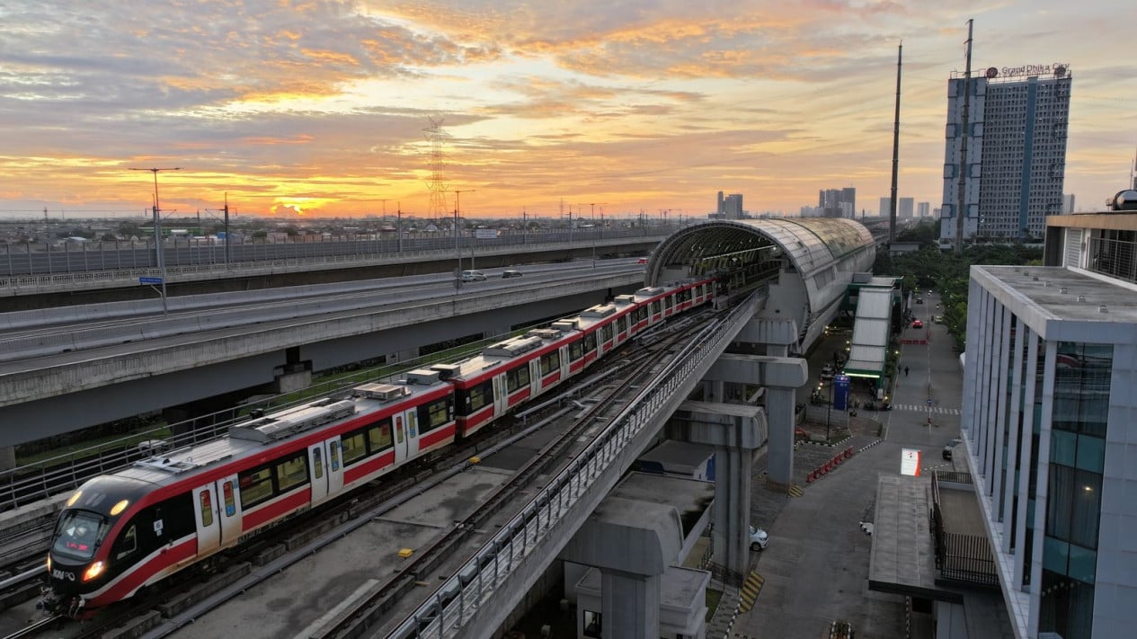 LRT Jabodebek Maximum Fare Set at Rp10,000 During Eid Holiday 2026