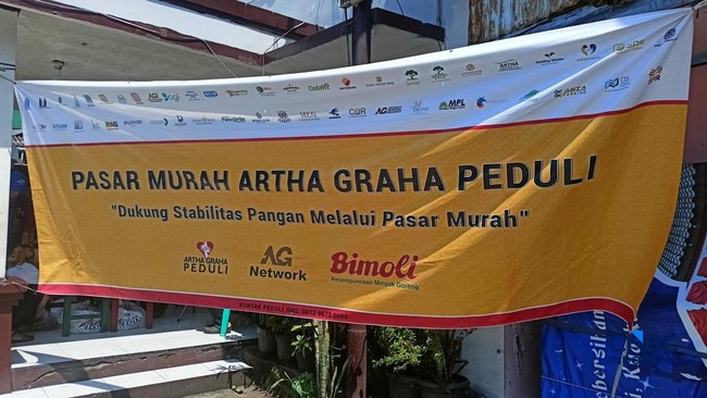 Artha Graha Peduli Subsidised Market Draws Crowds, Beef Prices at Rp 70,000 per Kilogram