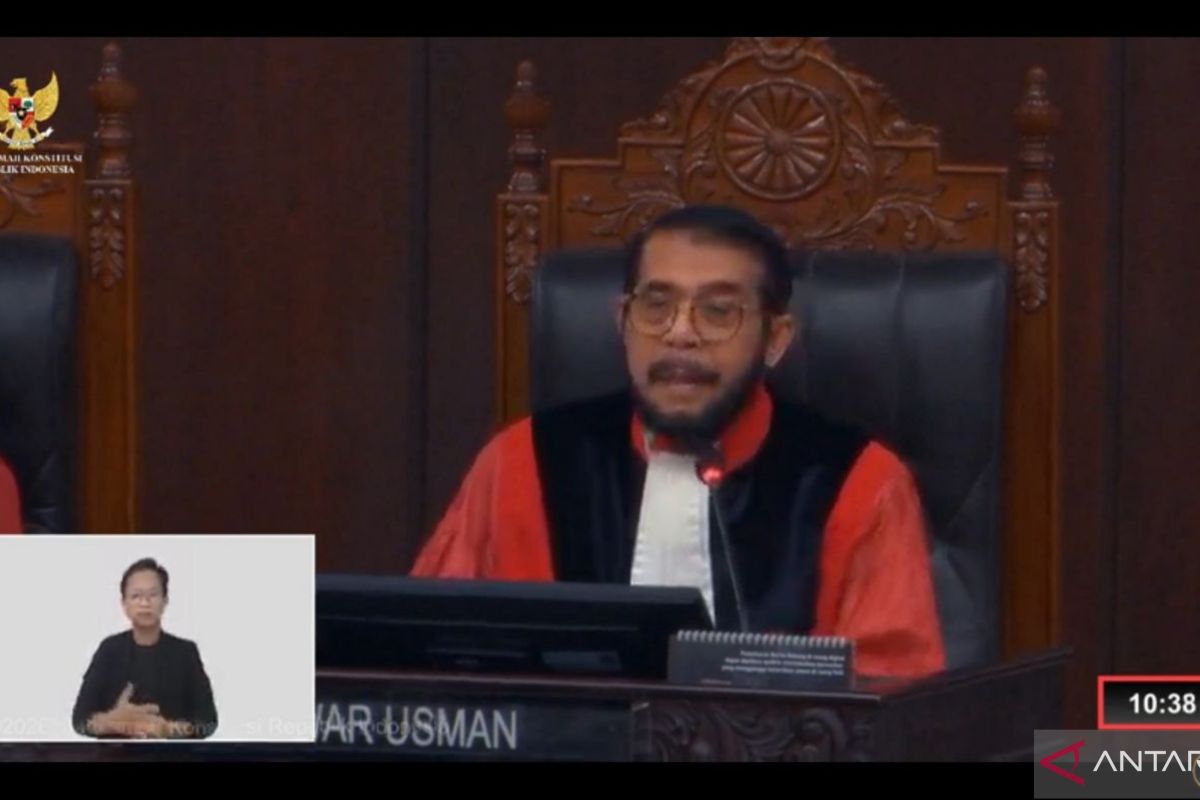 Constitutional Judge Anwar Usman Delivers Final Constitutional Court Decision