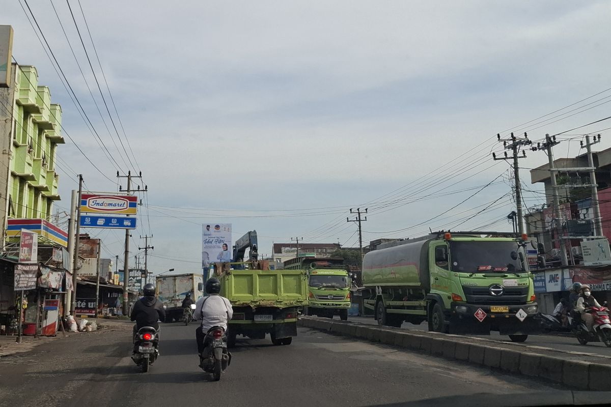 BPTD Lampung ensures availability of street lighting and road markings on mudik routes