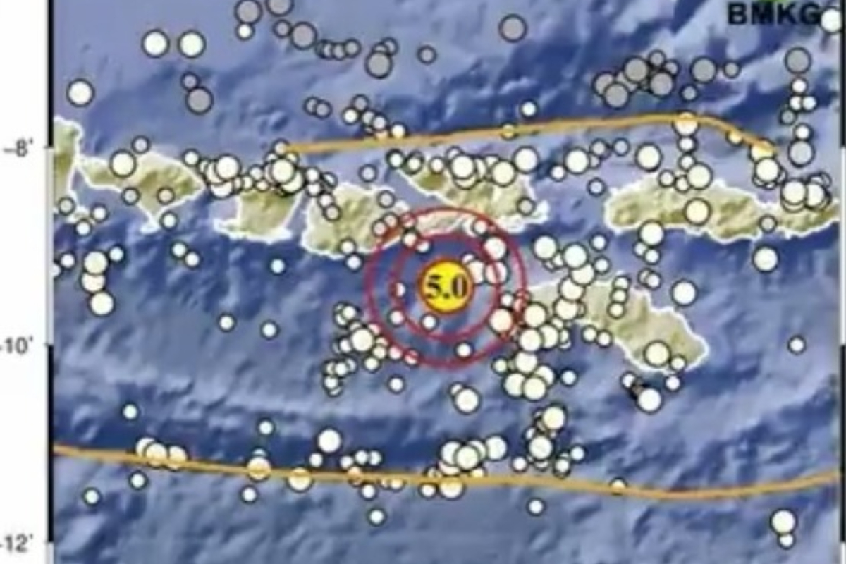 Magnitude 5.0 Earthquake Shakes Sumba, East Nusa Tenggara; BMKG: No Tsunami Risk