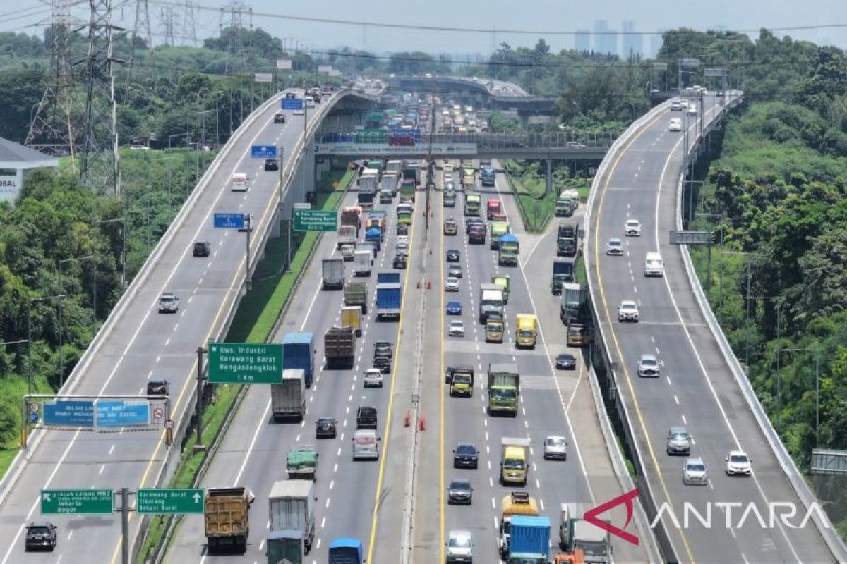 40,523 vehicles depart Jakarta via MBZ toll road on H-6 Eid al-Fitr
