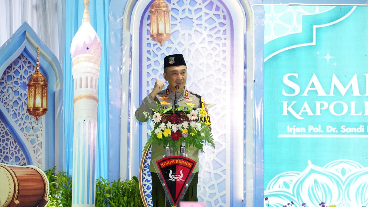 South Sumatra Police Chief Calls Brimob the Police's Frontline: Handling Disasters and Ketupat Operations