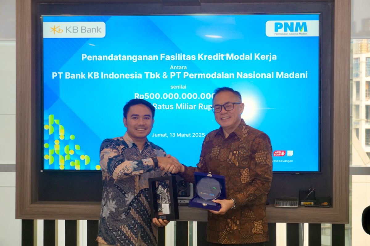 KB Bank provides 500 billion rupiah financing to PNM to support access to capital for micro-enterprises