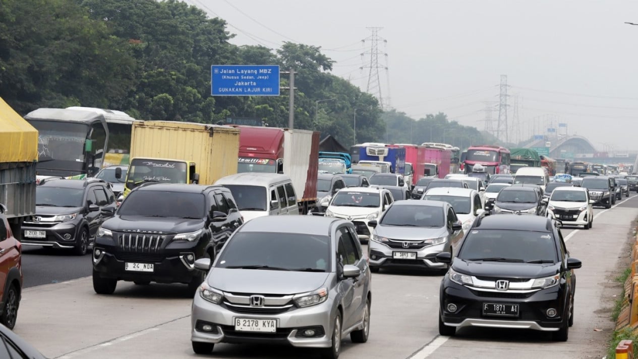 Only 28 Per Cent of Vehicles Have Left Jakarta by H-5 Eid