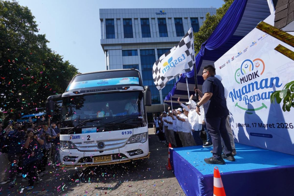 TASPEN dispatches 1,400 mudik participants through free homecoming programme