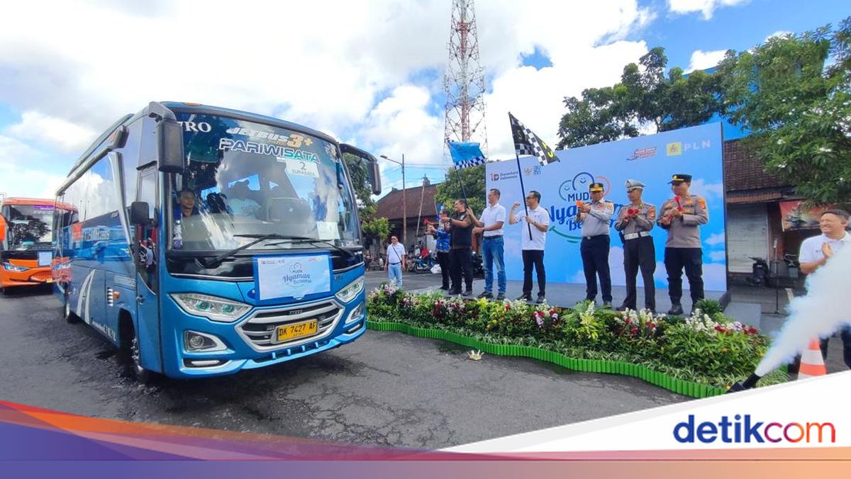 Hundreds of Balinese Residents Participate in Free Mudik Programme from Ubung Terminal