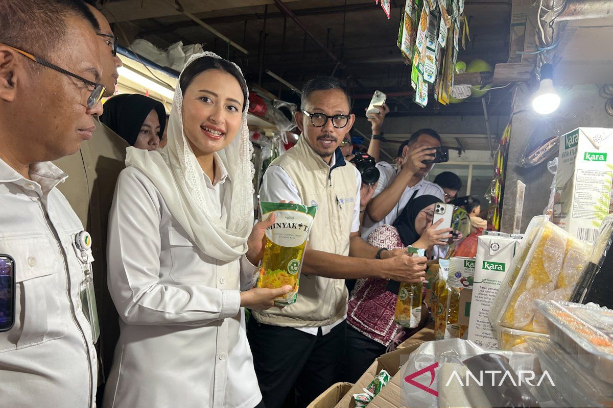 Deputy Trade Minister inspects strategic food stock and prices at Mayestik Market