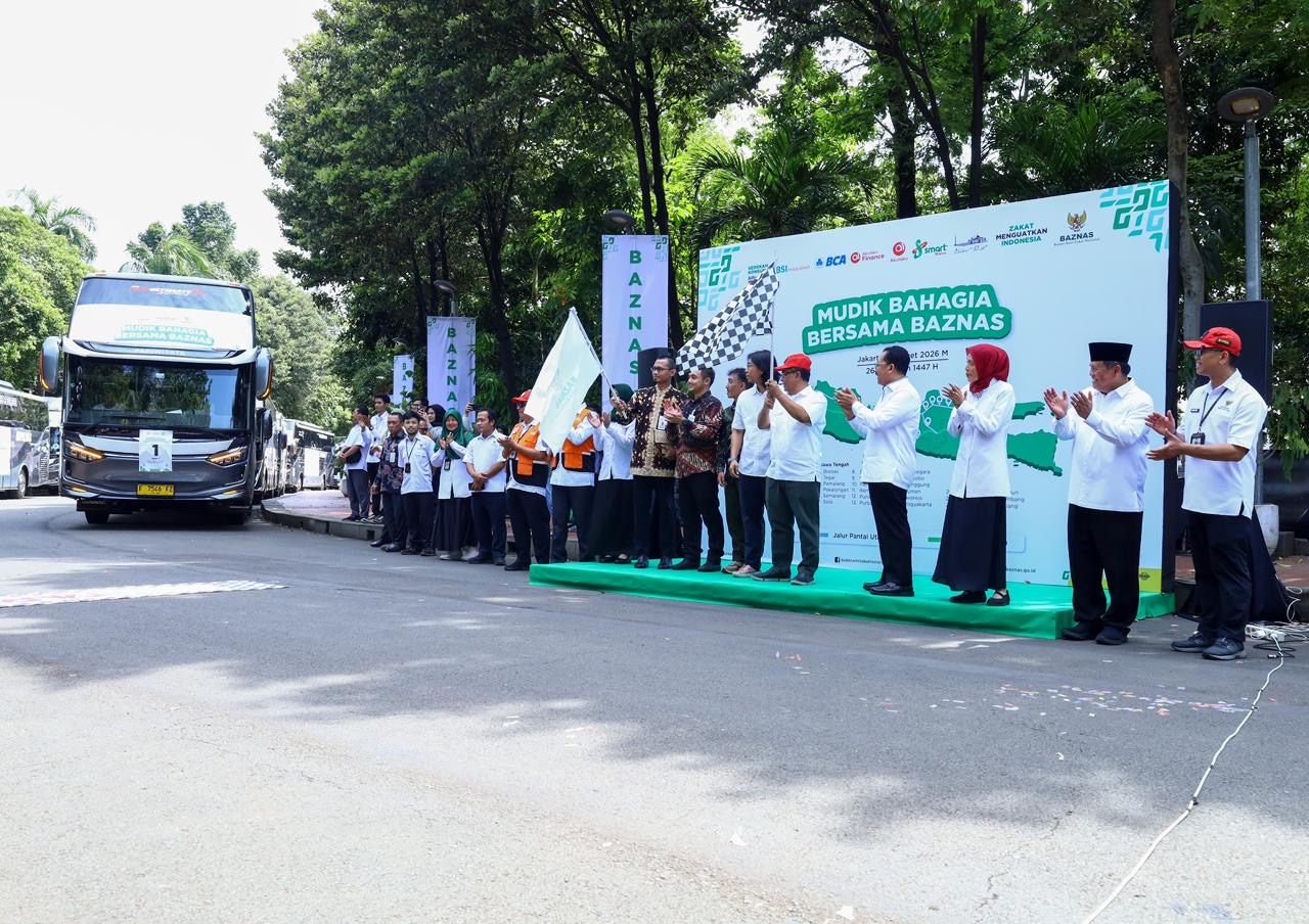 Baznas Releases 20 Free Exodus Buses, 1,000 Beneficiaries Return to Central and East Java