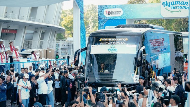 Excellent! InJourney Group Sends Off 2,418 Free Mudik Participants