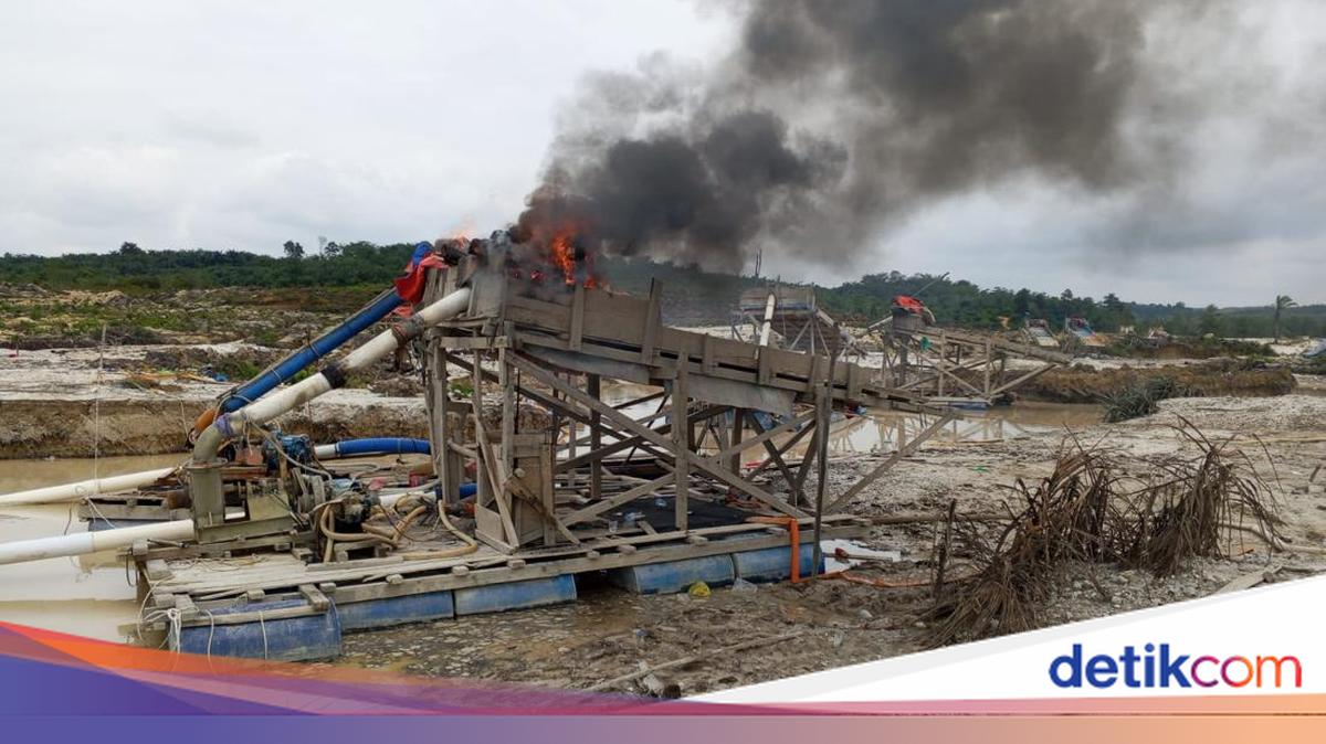 Riau Regional Police Uncover Illegal Gold Mining and Destroy Hundreds of Rafts During 2025-2026