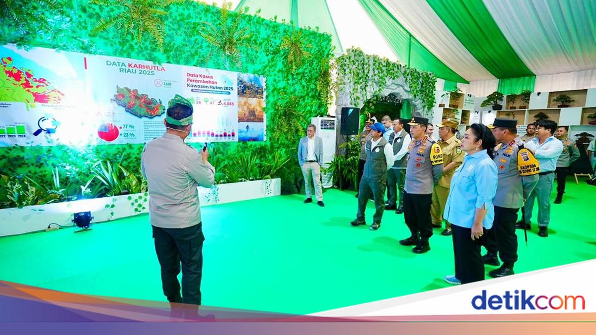 National Police Chief Inspects Green Policing Booth at Riau Police Headquarters: From Food Security to Elephant Mural