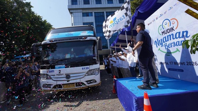 Excellent! TASPEN Sends Thousands of Mudik Travellers to Various Cities