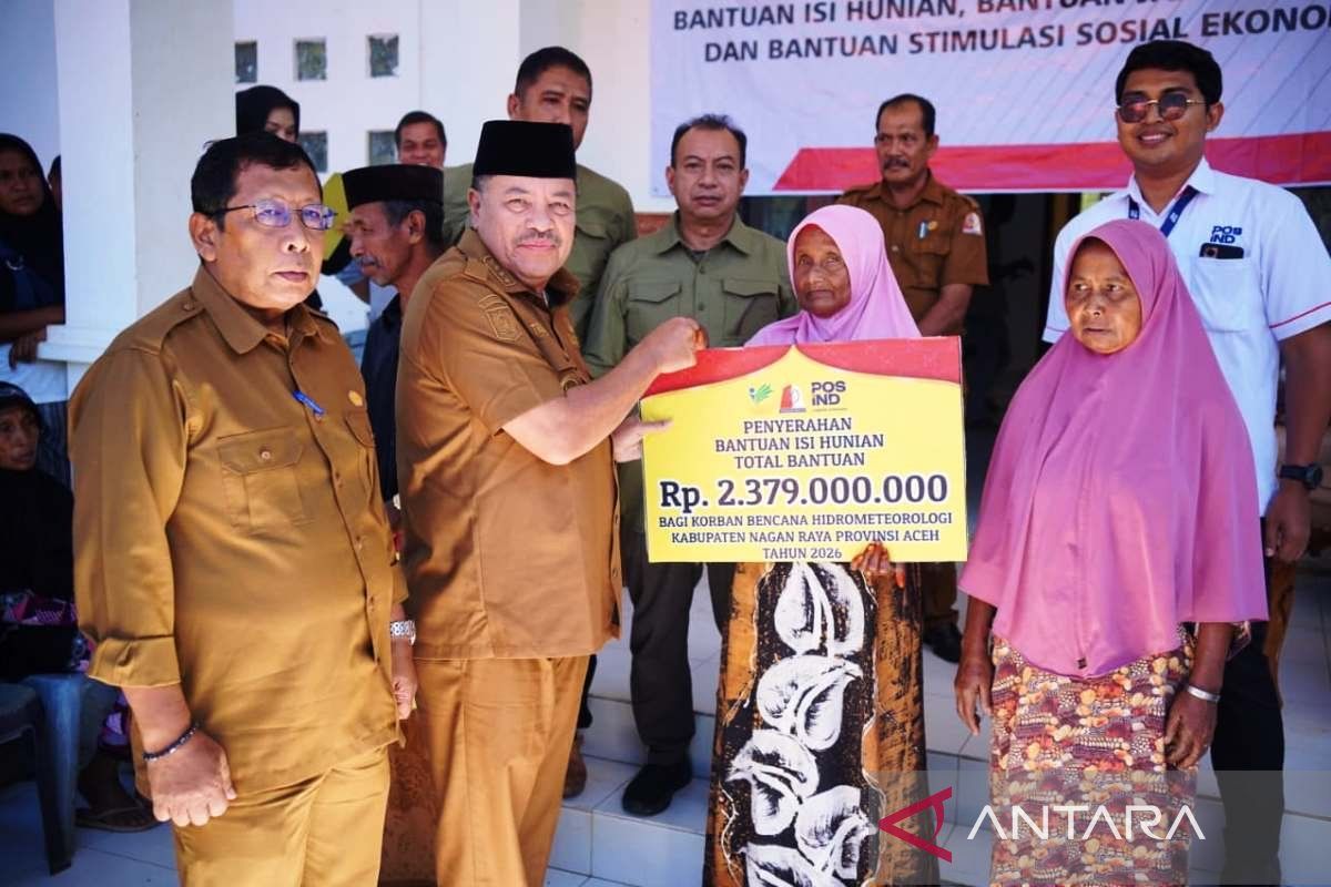 Nagan Raya Regency Distributes 9.8 Billion Rupiah in Aid to Disaster Victims