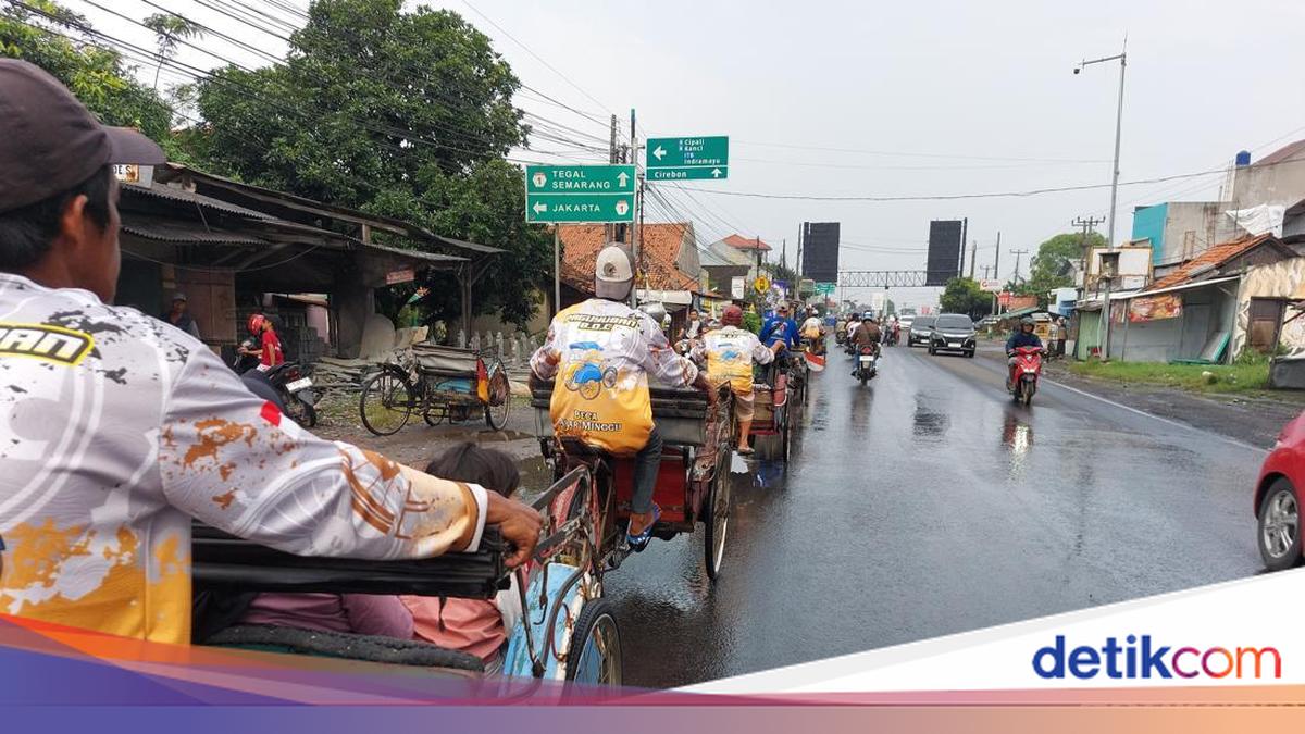 Becak Drivers in Cirebon Receive Rp1.4 Million Compensation from West Java Governor