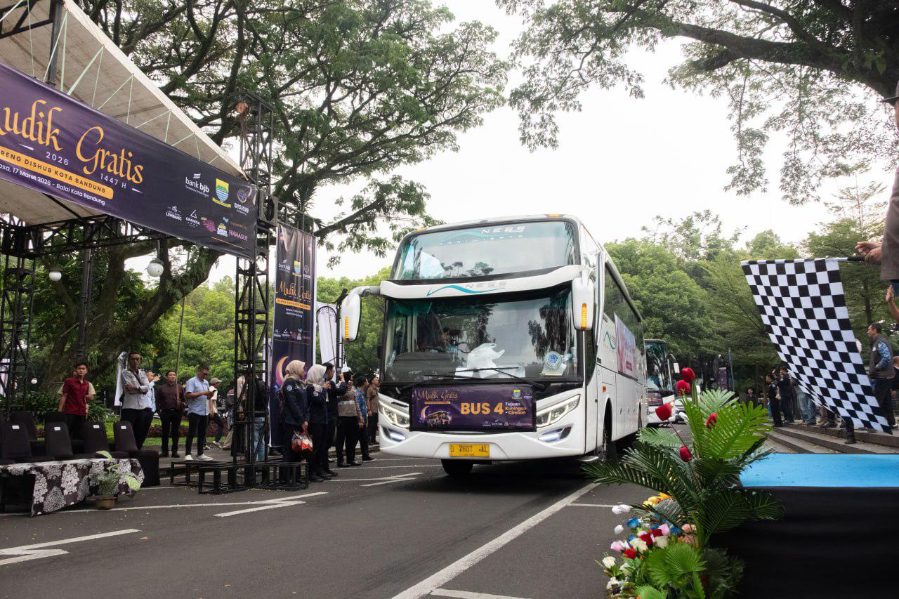 259 Participants Participate in Bandung City Government's Free Mudik Programme