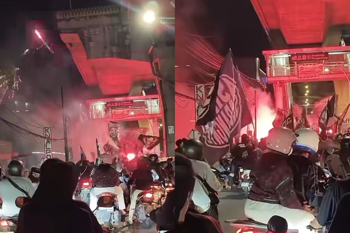 Police arrest 17 teenagers in convoy carrying fireworks in Pesanggrahan