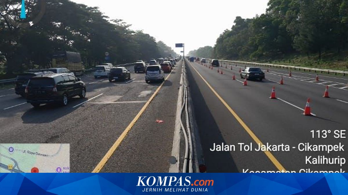Ahead of 2026 Mudik Peak, Jasa Marga Implements Contraflow and One Way on Japek Toll Road