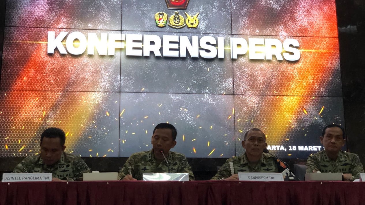 Four TNI Soldiers Suspected of Sulphuric Acid Attack on Andrie Yunus Detained!