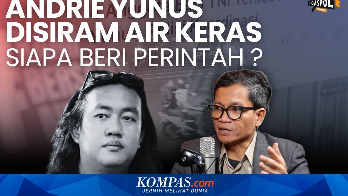 Gaspol Today: Andrie Yunus Drenched in Caustic Water, Who Gave the Order?