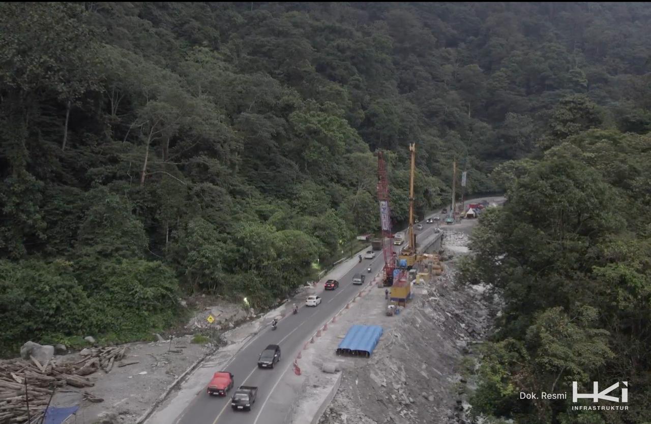 Supporting Eid Return Travel, Lembah Anai Handling Progress in West Sumatra Reaches 42.87%