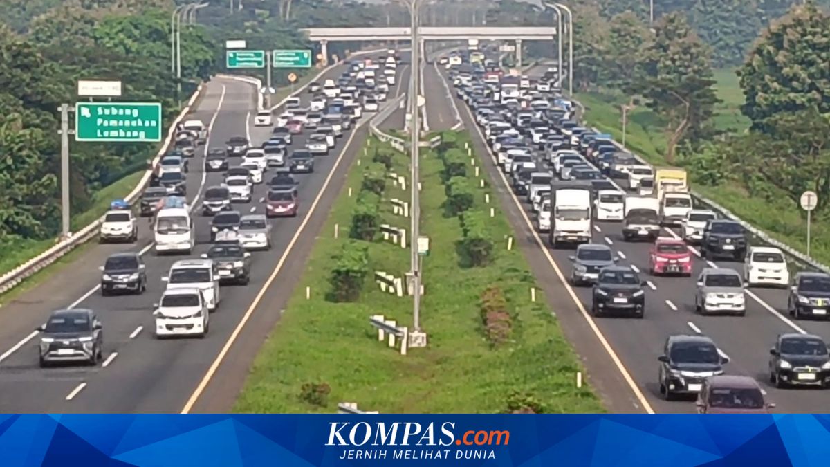 2026 Homecoming Traffic: Cipali Toll Road Crawling with Congestion, Rest Areas Overloaded