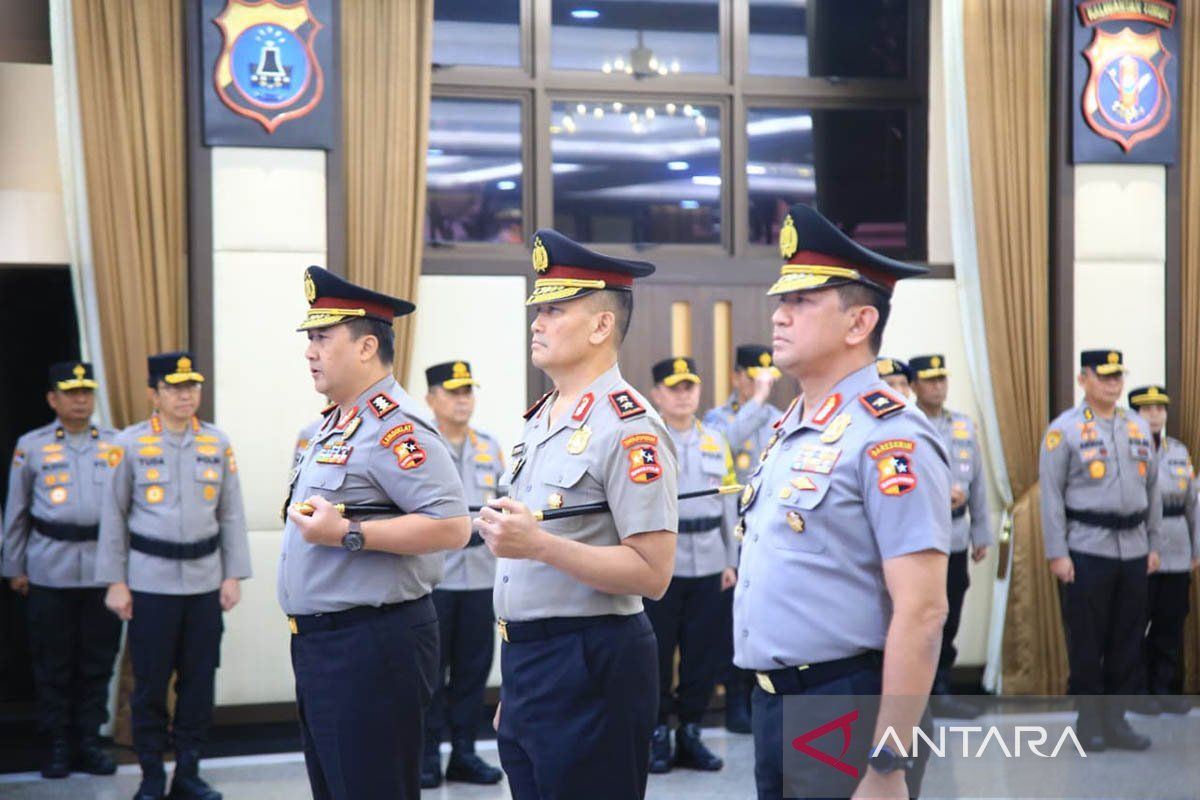 Indonesian National Police Holds Ceremony for Senior Officers' Promotion