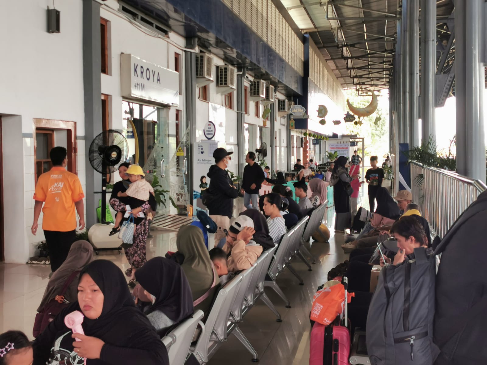 Peak Passenger Arrivals Occur in Daop 5 Purwokerto Region