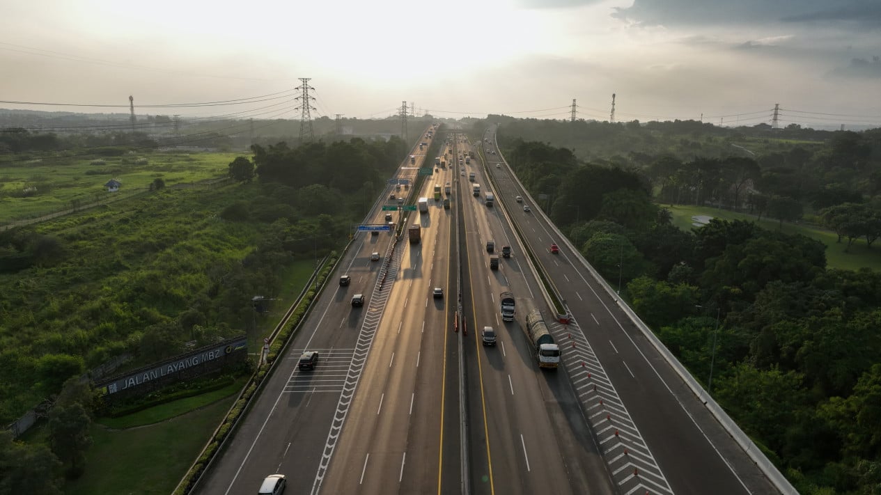 Jasa Marga Records 1.4 Million Vehicles Leaving Jabodetabek, Majority Heading for Mudik to Java and Bandung