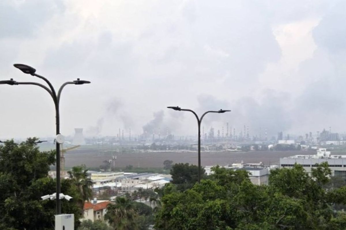 Iranian missile debris causes damage at Israel's main oil refinery