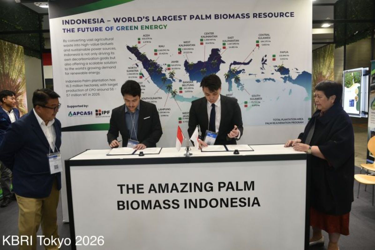 Indonesia promotes palm biomass innovations in Japan