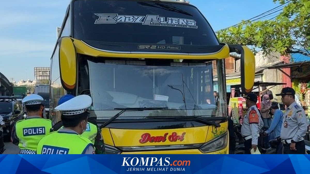 19 Inter-Provincial Buses Disciplined by Jakarta Transport Agency at Shadow Terminals