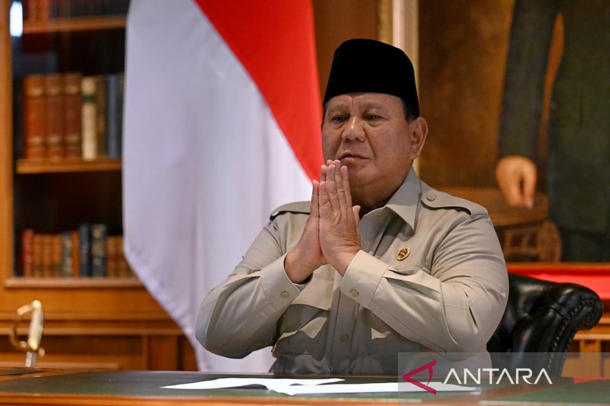 Prabowo extends Eid al-Fitr 1447 Hijriah greetings to Indonesians