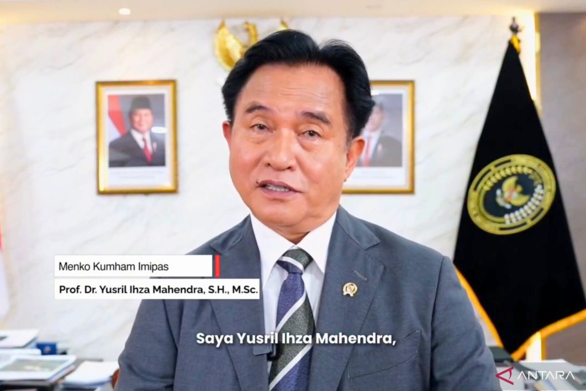 Coordinating Minister Yusril invites everyone to open their hearts and forgive each other during Eid