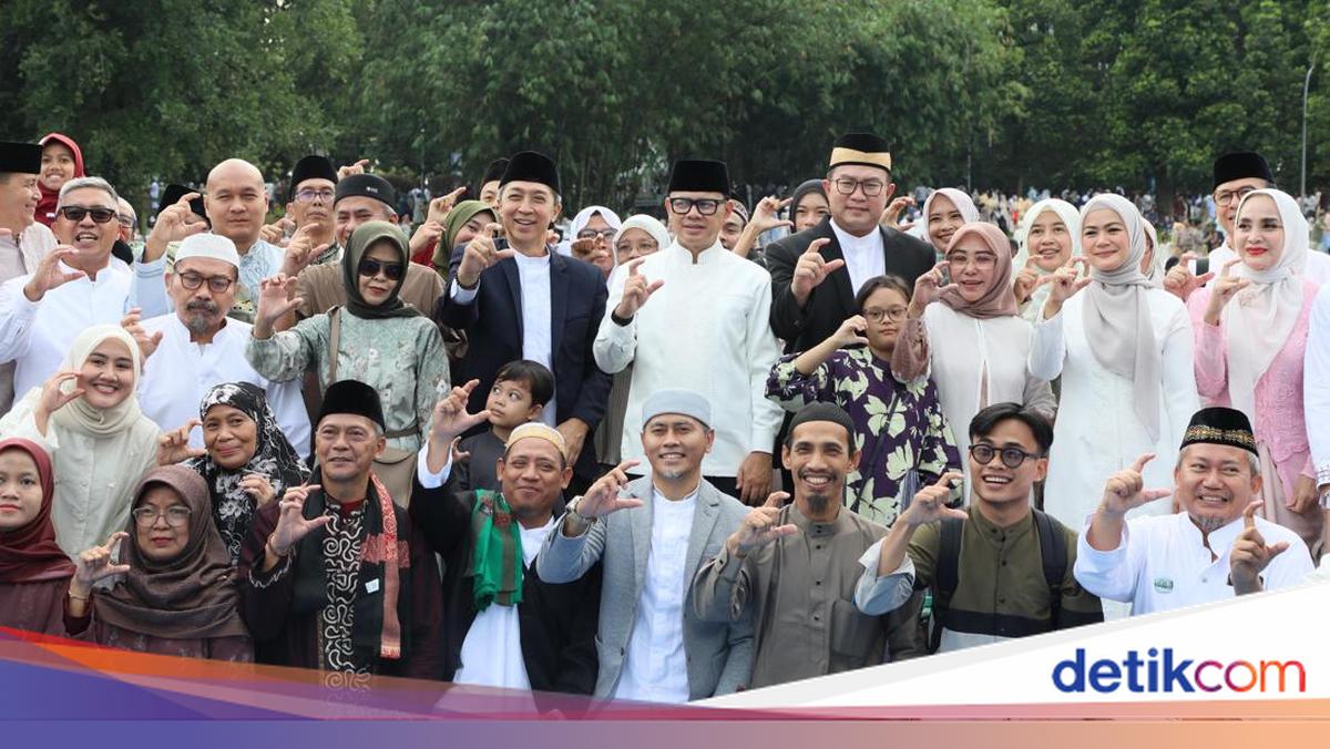 Moment When the Interior Minister and President Celebrate Lebaran Together with Residents of Aceh Tamiang
