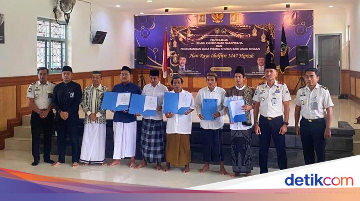 197 Inmates at Karangasem Prison Receive Sentence Reductions, 4 Immediately Freed