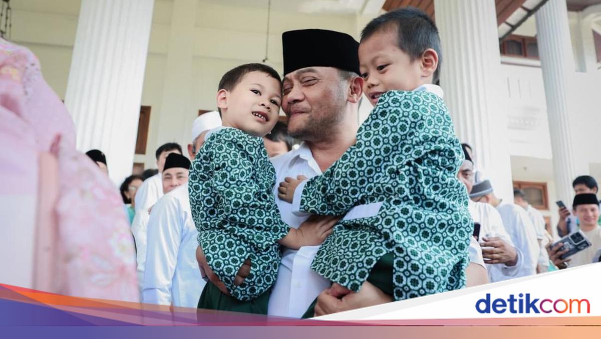 Moment When Ahmad Luthfi Celebrates Eid with Children from Orphanages and Disability Communities