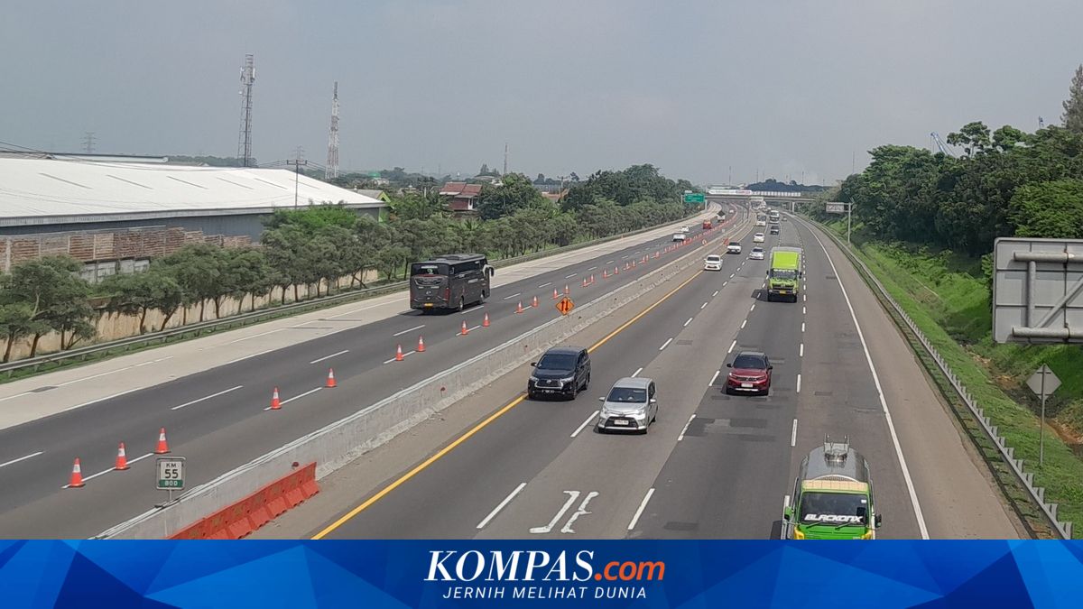 Anticipating Congestion, JTT Implements Contraflow on Jakarta–Cikampek Toll Road